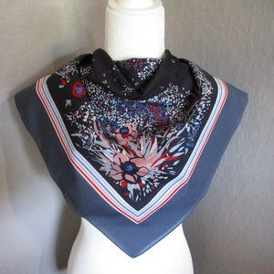 1990s flower burst scarf